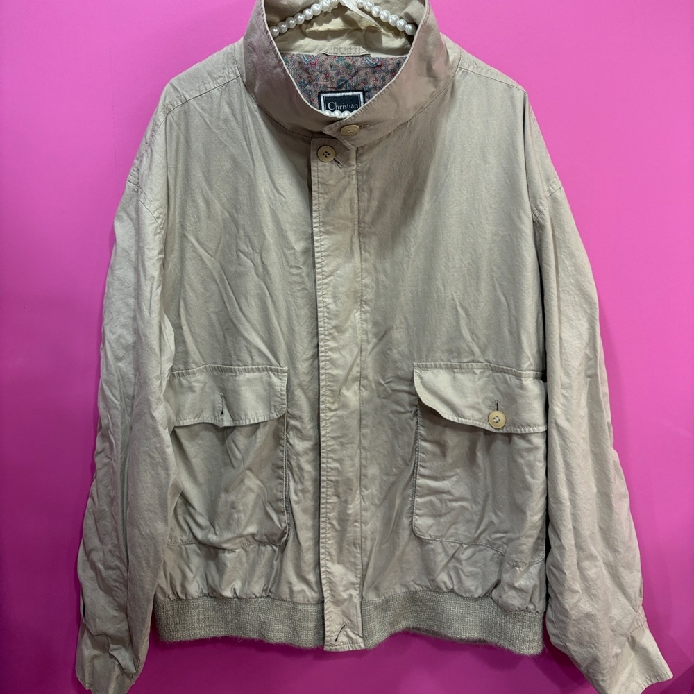 Dior Beige Men's Bomber Jacket